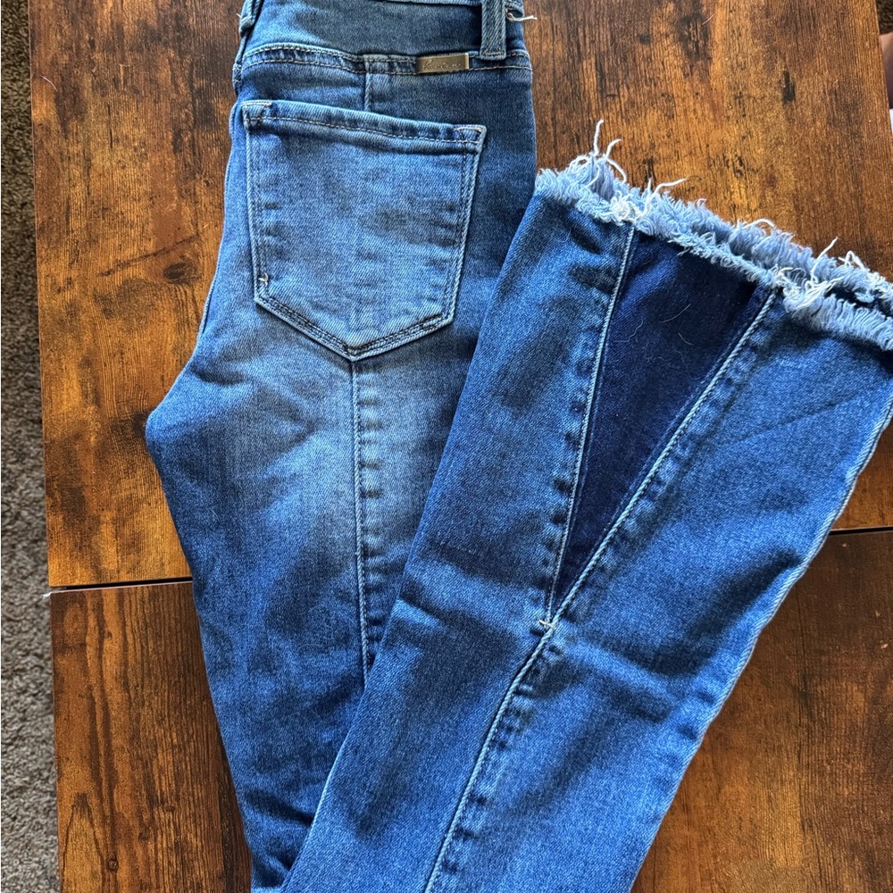 KanCan Dark Blue Flare Jeans